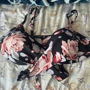 Amazon Black and Pink Bikini Swimwear